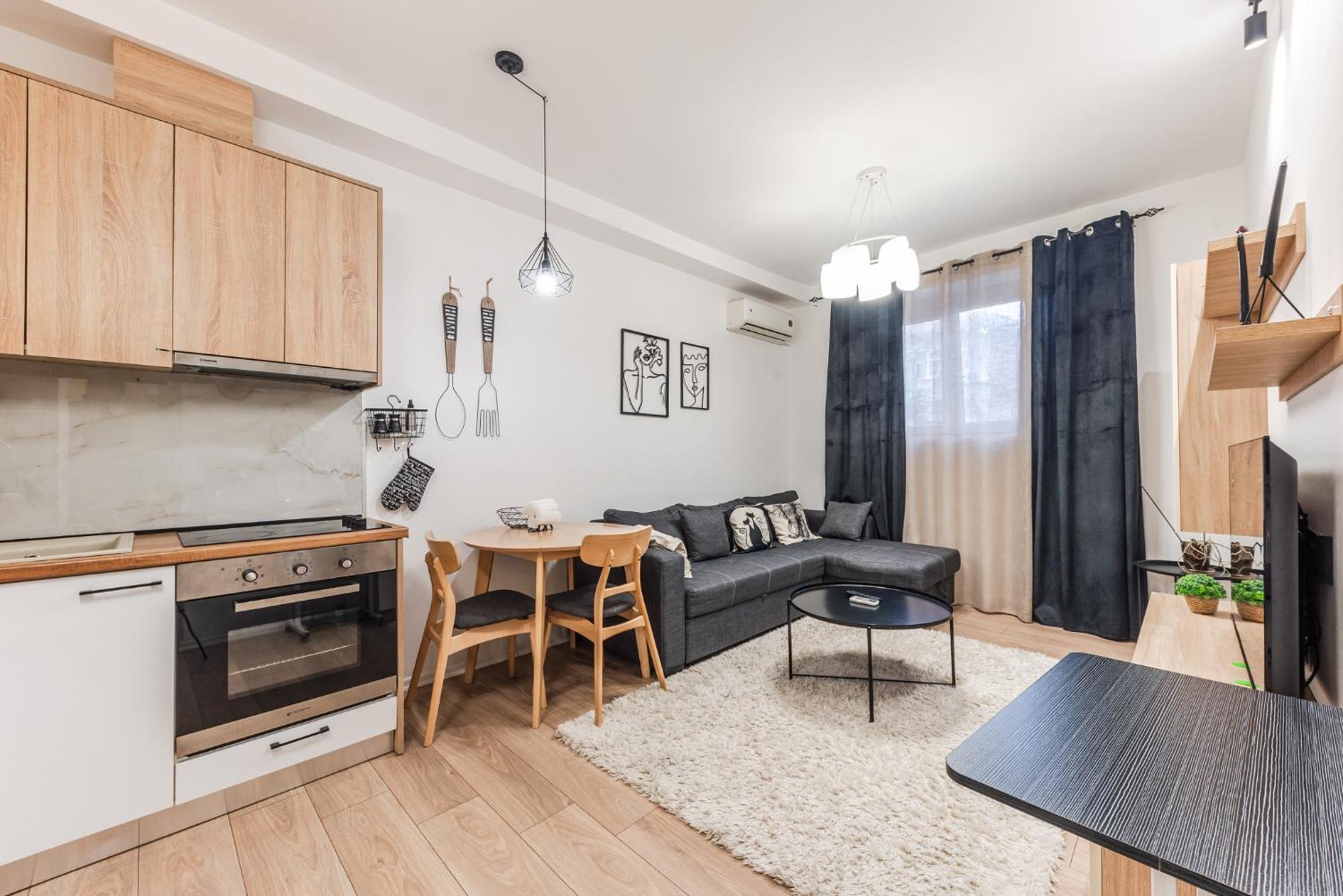 Noir Apartment By Kondo Stays Tiranë Eksteriør bilde